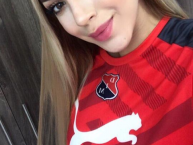 Hincha - Tribunera - Chica - Fanatica de la Barra: Rexixtenxia Norte • Club: Independiente Medellín