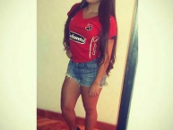 Hincha - Tribunera - Chica - Fanatica de la Barra: Rexixtenxia Norte • Club: Independiente Medellín