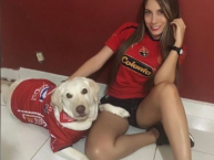 Hincha - Tribunera - Chica - Fanatica de la Barra: Rexixtenxia Norte • Club: Independiente Medellín • País: Colombia