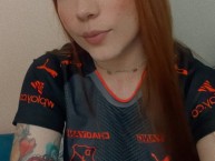 Hincha - Tribunera - Chica - Fanatica de la Barra: Rexixtenxia Norte • Club: Independiente Medellín