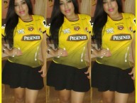 Hincha - Tribunera - Chica - Fanatica de la Barra: Sur Oscura • Club: Barcelona Sporting Club