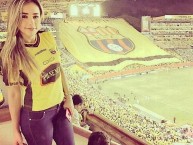 Hincha - Tribunera - Chica - Fanatica de la Barra: Sur Oscura • Club: Barcelona Sporting Club