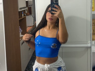 Hincha - Tribunera - Chica - Fanatica de la Barra: Torcida Fanáti-Cruz &bull; Club: Cruzeiro &bull; País: Brasil