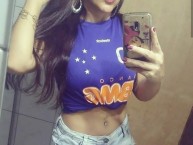 Hincha - Tribunera - Chica - Fanatica de la Barra: Torcida Fanáti-Cruz • Club: Cruzeiro