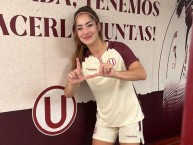 Hincha - Tribunera - Chica - Fanatica de la Barra: Trinchera Norte • Club: Universitario de Deportes