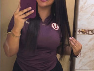 Hincha - Tribunera - Chica - "IG: @solmunante95" Fanatica de la Barra: Trinchera Norte &bull; Club: Universitario de Deportes &bull; País: Peru