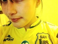 Hincha - Tribunera - Chica - Fanatica de la Barra: Ultra Kanaria • Club: San Luis de Quillota