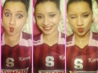 Hincha - Tribunera - Chica - Fanatica de la Barra: Ultra Morada • Club: Saprissa