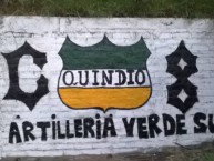 Mural - Graffiti - Pintada - Mural de la Barra: Artillería Verde Sur • Club: Deportes Quindío