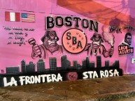 Mural - Graffiti - Pintadas - Mural de la Barra: Barra Popular Juventud Rosada &bull; Club: Sport Boys &bull; País: Peru