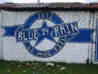 Mural - Graffiti - Pintada - Mural de la Barra: Blue Rain • Club: Millonarios