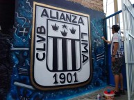 Mural - Graffiti - Pintada - Mural de la Barra: Comando SVR • Club: Alianza Lima