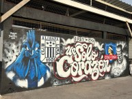 Mural - Graffiti - Pintada - "Un solo corazón" Mural de la Barra: Comando SVR &bull; Club: Alianza Lima