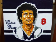 Mural - Graffiti - Pintada - "CESAR CUETO - ALIANZA LIMA" Mural de la Barra: Comando SVR &bull; Club: Alianza Lima