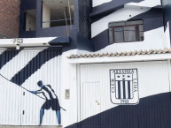 Mural - Graffiti - Pintada - "TODAS LAS SANGRES - ALIANZA LIMA" Mural de la Barra: Comando SVR &bull; Club: Alianza Lima