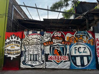Mural - Graffiti - Pintada - "TODAS LAS SANGRES - ALIANZA LIMA" Mural de la Barra: Comando SVR &bull; Club: Alianza Lima