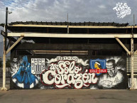 Mural - Graffiti - Pintada - "TODAS LAS SANGRES - ALIANZA LIMA" Mural de la Barra: Comando SVR &bull; Club: Alianza Lima