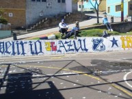 Mural - Graffiti - Pintada - Mural de la Barra: Comandos Azules • Club: Millonarios