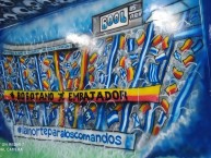 Mural - Graffiti - Pintada - Mural de la Barra: Comandos Azules • Club: Millonarios