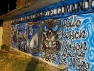 Mural - Graffiti - Pintada - Mural de la Barra: Comandos Azules • Club: Millonarios