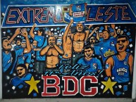 Mural - Graffiti - Pintada - Mural de la Barra: Extremo Celeste • Club: Sporting Cristal