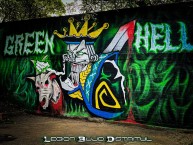 Mural - Graffiti - Pintadas - Mural de la Barra: Frente Radical Verdiblanco &bull; Club: Deportivo Cali &bull; País: Colombia