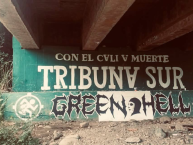 Mural - Graffiti - Pintadas - Mural de la Barra: Frente Radical Verdiblanco &bull; Club: Deportivo Cali &bull; País: Colombia