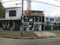 Mural - Graffiti - Pintada - Mural de la Barra: Frente Radical Verdiblanco • Club: Deportivo Cali