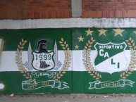 Mural - Graffiti - Pintada - Mural de la Barra: Frente Radical Verdiblanco • Club: Deportivo Cali