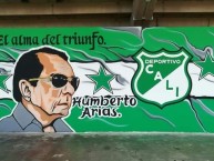 Mural - Graffiti - Pintada - Mural de la Barra: Frente Radical Verdiblanco • Club: Deportivo Cali