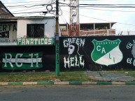 Mural - Graffiti - Pintada - Mural de la Barra: Frente Radical Verdiblanco • Club: Deportivo Cali