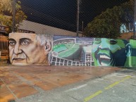 Mural - Graffiti - Pintada - Mural de la Barra: Frente Radical Verdiblanco &bull; Club: Deportivo Cali