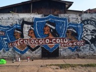 Mural - Graffiti - Pintada - "mural EL ORGULLO DEL PUEBLO 30METROS  @bicho.drawings" Mural de la Barra: Garra Blanca &bull; Club: Colo-Colo