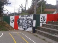 Mural - Graffiti - Pintada - Mural de la Barra: Holocausto Norte • Club: Once Caldas