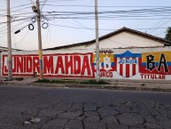 Mural - Graffiti - Pintadas - Mural de la Barra: La Banda de Los Kuervos &bull; Club: Junior de Barranquilla &bull; País: Colombia