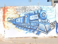 Mural - Graffiti - Pintada - Mural de la Barra: La Banda del Expreso Azul • Club: Talleres de Perico