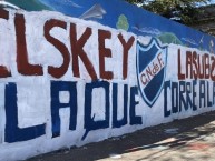 Mural - Graffiti - Pintadas - "el skey y la sub21 la que corre a la gallina" Mural de la Barra: La Banda del Parque &bull; Club: Nacional &bull; País: Uruguay
