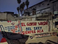 Mural - Graffiti - Pintadas - "el gordo washi siempre presente" Mural de la Barra: La Banda del Parque &bull; Club: Nacional &bull; País: Uruguay