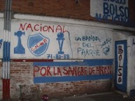 Mural - Graffiti - Pintada - Mural de la Barra: La Banda del Parque • Club: Nacional