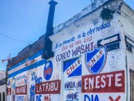 Mural - Graffiti - Pintadas - Mural de la Barra: La Banda del Parque • Club: Nacional • País: Uruguay