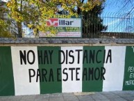 Mural - Graffiti - Pintada - "no hay distancia para este amor" Mural de la Barra: La Banda del Sur &bull; Club: Banfield