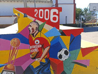 Mural - Graffiti - Pintadas - Mural de la Barra: La Banda Tricolor &bull; Club: Deportivo Pasto &bull; País: Colombia