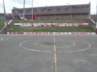 Mural - Graffiti - Pintada - Mural de la Barra: La Guardia Albi Roja Sur • Club: Independiente Santa Fe