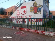 Mural - Graffiti - Pintada - Mural de la Barra: La Guardia Albi Roja Sur • Club: Independiente Santa Fe