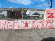 Mural - Graffiti - Pintada - Mural de la Barra: La Guardia Albi Roja Sur • Club: Independiente Santa Fe