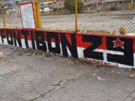 Mural - Graffiti - Pintada - Mural de la Barra: La Guardia Albi Roja Sur &bull; Club: Independiente Santa Fe