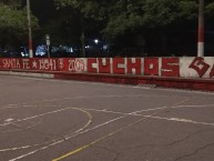 Mural - Graffiti - Pintada - Mural de la Barra: La Guardia Albi Roja Sur &bull; Club: Independiente Santa Fe