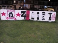 Mural - Graffiti - Pintadas - Mural de la Barra: La Guardia Albi Roja Sur &bull; Club: Independiente Santa Fe &bull; País: Colombia