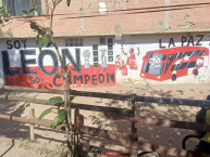 Mural - Graffiti - Pintadas - Mural de la Barra: La Guardia Albi Roja Sur &bull; Club: Independiente Santa Fe &bull; País: Colombia