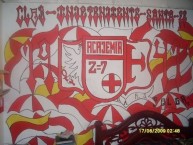 Mural - Graffiti - Pintada - Mural de la Barra: La Guardia Albi Roja Sur • Club: Independiente Santa Fe